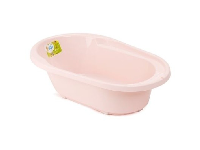 Ванночка детская COOL со сливом 4108 розовый